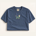 Scrub Life™ Cat Tee Denim